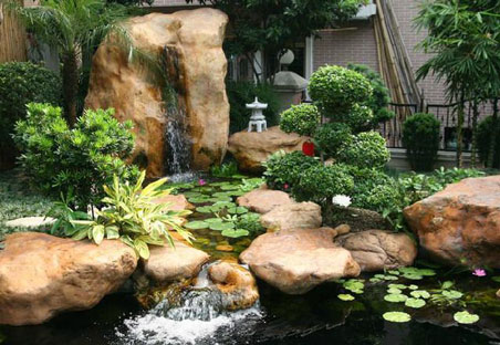 堆疊假山實景圖1